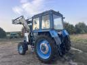MTZ 80 homlokrakodóval eladó – 1993, keveset használt, felújított traktor