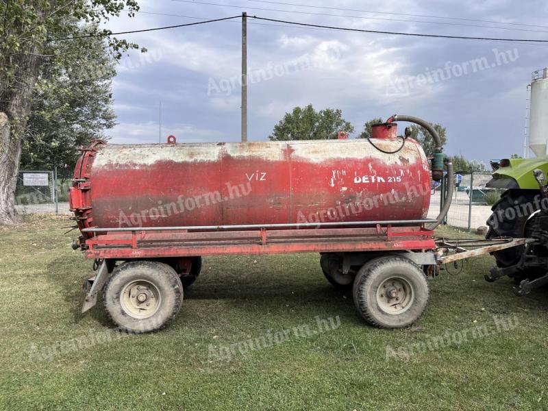 Eladó DETK 215 szippantó,  vízszállító