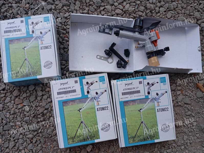 Új eladó szórófej – bronz és alumínium öntöző szórófejek colos menettel