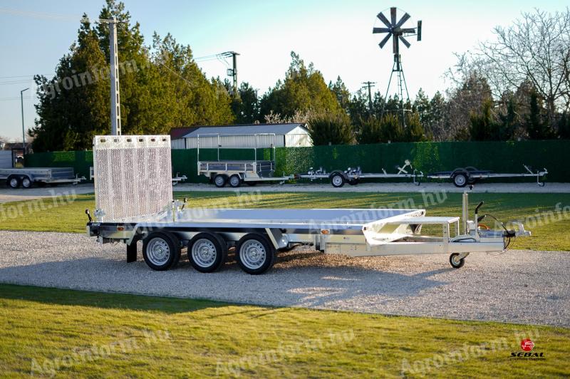 Új Martz Bau 400 - 3 tengelyes (3500kg) gépszállító akciósan csak 2.690.000 Ft