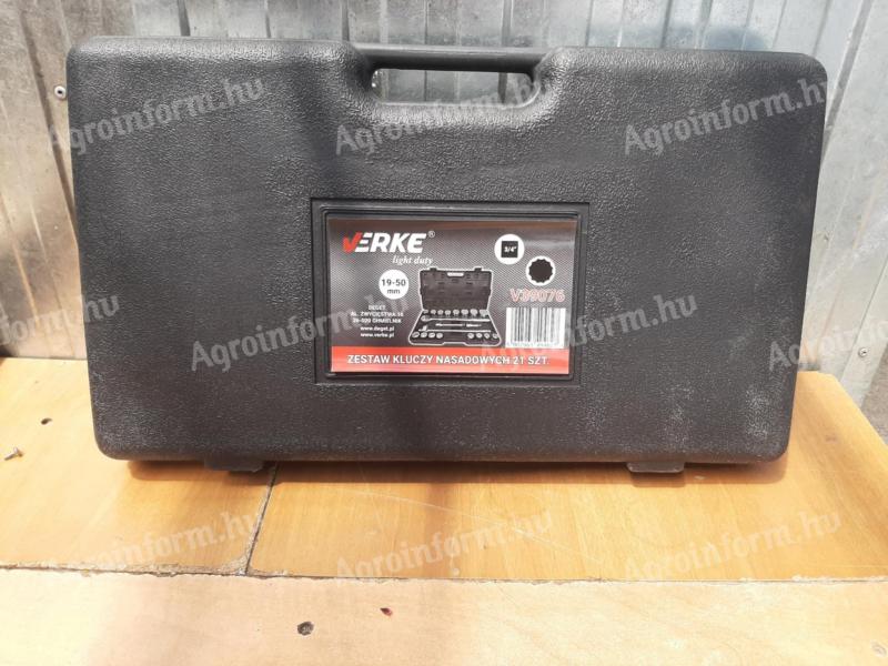 Verke 21 db-os 3/4″-es dugókulcs készlet olcsón