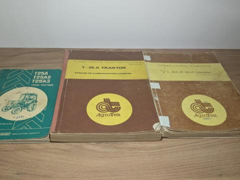 T-25A és T-30A üzemeltetési és karbantartási útmutató 3 könyv robbantott ábrákkal T-25A és T-30A üzemeltetési és karbantartási útmutató 3 könyv robbantott ábrákkal