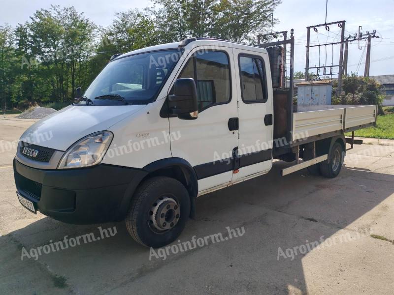 IVECO DAILY 65C 14 - Friss műszakival - 6,5 tonnás platós teherautó eladó