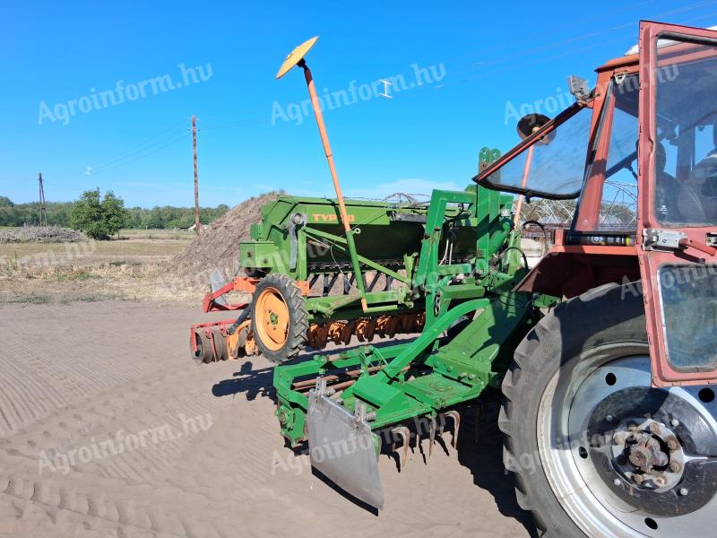Heger ER 300 tip forgóborona + Amazone D7 speciál II apró magos vetőgép