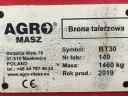 Agro-Masz BT 30 rövidtárcsa ékgyűrűs hengerrel eladó