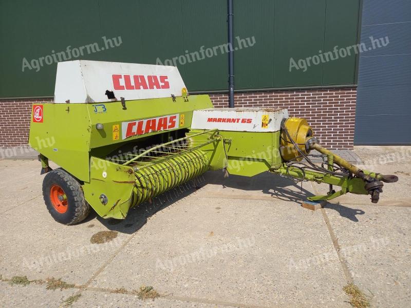 CLAAS MARKANT 65, KISKOCKA BÁLÁZÓ