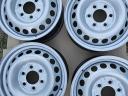 6x130 6,5x16 ET62 Mercedes Sprinter, Crafter lemezfelni - fekete és ezüst színben