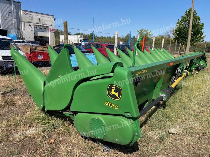 John Deere 612C szárzúzós 12 soros kukorica betakarító adapter