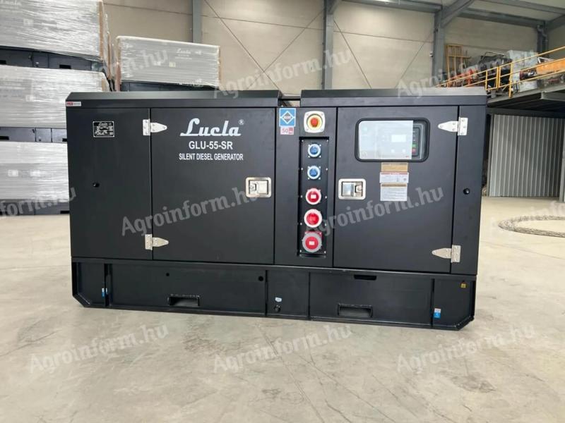 Lucla GLU-55-SR Silent Diesel generátor eladó – 163 üzemórával