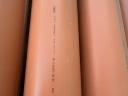 PVC lefolyócső eladó – 10 db, 5 méteres, 300 mm-es, új
