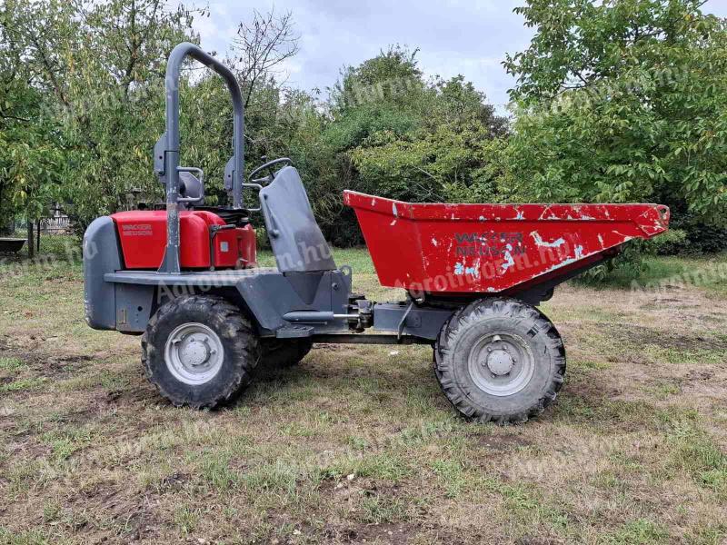 Wacker Neuson 3001 dömper eladó – kiváló állapot, 2400 üzemóra