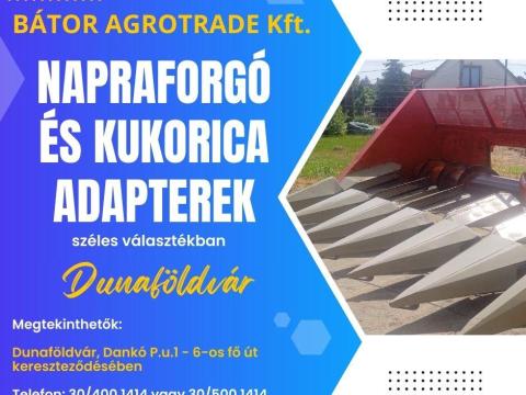 Használt napraforgó és kukorica adapterek eladók Használt napraforgó és kukorica adapterek eladók