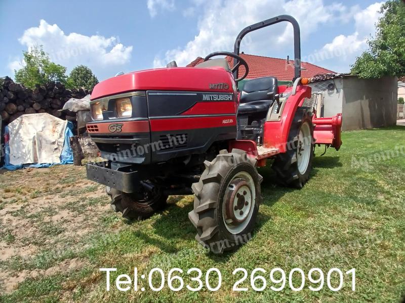 Mitsubishi MT 170 japán kistraktor gyári talajmaróval eladó