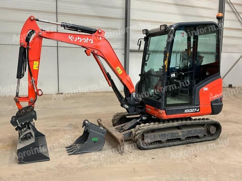 Kubota KX 027-4 / 2018 / 1.528 üzemóra / Lízing 20%-tól