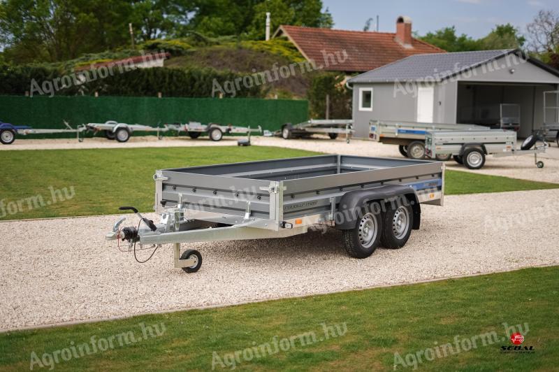 Új Faro Solidus MAX 330 extra erős (2700kg) fékes utánfutó AKCIÓSAN 1.599.000 Ft