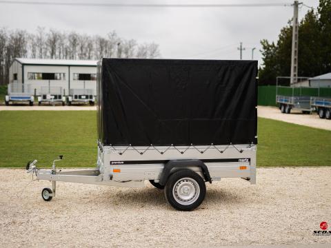 Új Martz 201 Prémium laprugós ponyvás utánfutó rendszámmal CSAK 703.000 Ft