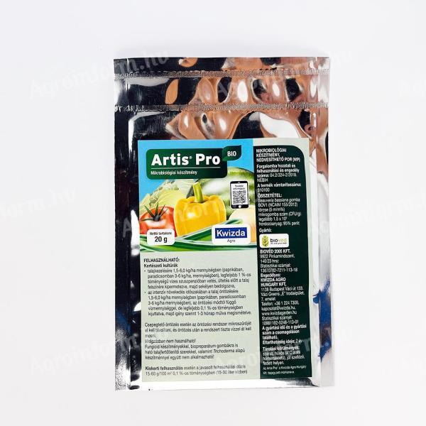 Artis Pro 20g bio rovarölő szer – Beauveria bassiana gomba spóráival kertészeti kultúrák védelmére