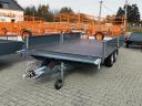 Új utánfutó trailer 220x450 cm - készletről - ponyvával vagy magasítóval is