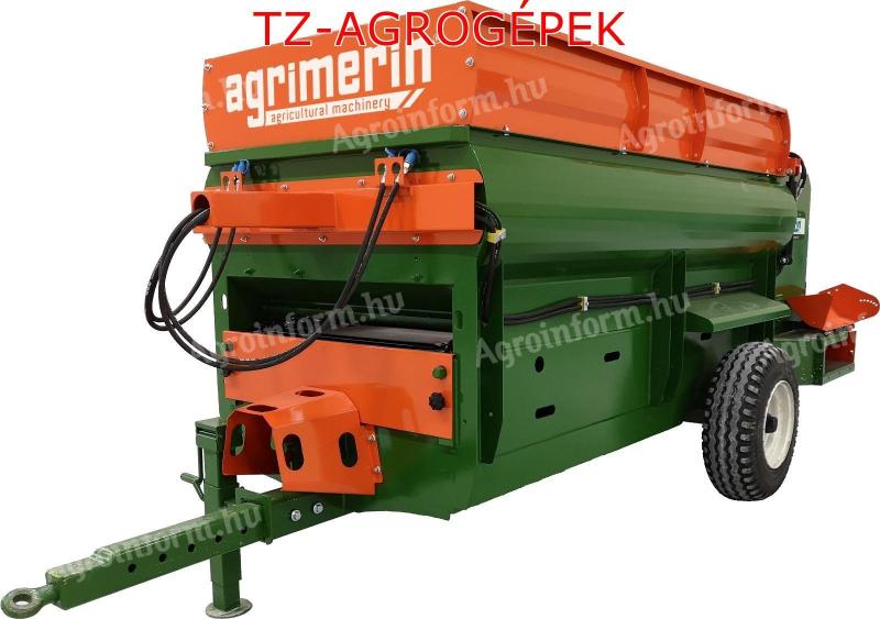 AGRIMERIN MSG 4-5-6 tonnás egytengelyes szervestrágyaszóró gyümölcsösbe