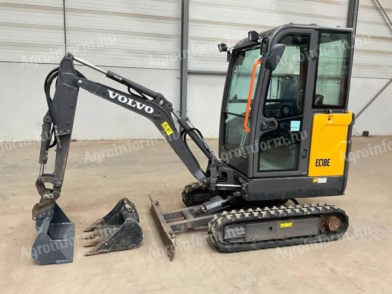 Volvo EC 18 E / 2021 / 810 üzemóra / Lízing 20%-tól