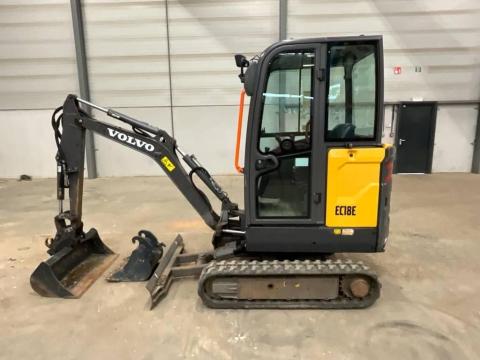 Volvo EC 18 E / 2021 / 712 üzemóra / Lízing 20%-tól Volvo EC 18 E / 2021 / 712 üzemóra / Lízing 20%-tól