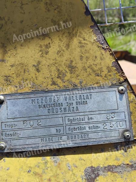 MFK 602 6 soros kukorica adapter eladó