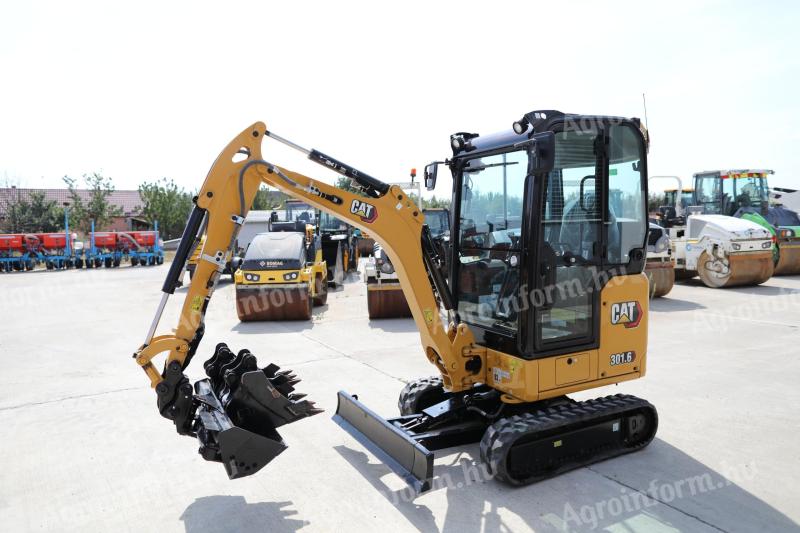 Caterpillar 301.6 – 2023 | Lánctalpas minikotró – új állapotban