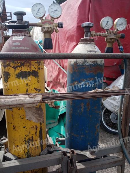 Oxigén és acetylene palack