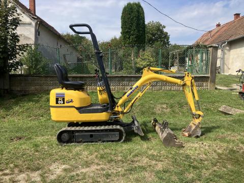 Komatsu Pc09-1 minikotró forgó kotró Komatsu Pc09-1 minikotró forgó kotró