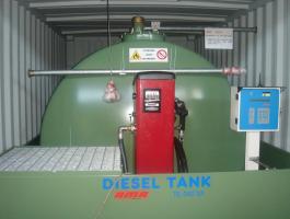 Üzemanyag tartály konténeres kármentőteres HMT K200