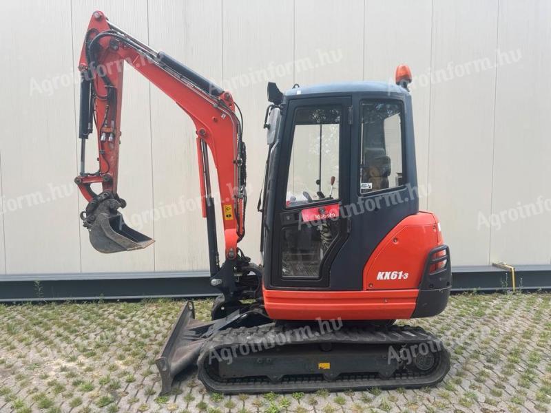 Kubota KX61-3 (2015) eladó mini kotrógép