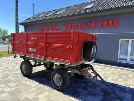 BICCHI 6T - kéttengelyes pótkocsi - Készletkisöprés - Utolsó darab - Royal Traktor