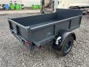 Egytengelyes, hidraulikusan billenthető ráfutófékes pótkocsi felújítva eladó