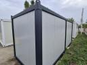 Eladó új konténer – 2,4 m x 6 m x 2,5 m – villanyszerelve,  PVC padlóval