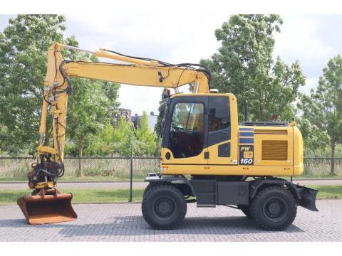 Komatsu PW160-10 ROTOT 2016 • 8 419 üzemóra • Lízing 20%-tól