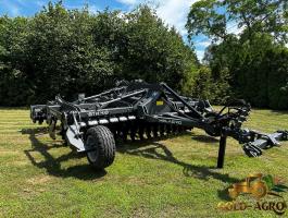 Új Helagro BTH vontatott 4 méteres nehéz rövidtárcsa dupla U hengerrel – bevezető akció