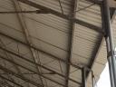 Acélvázas csarnok 17×30 eladó – fedeles lovarda, raktár, tároló
