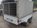 Eladó laprugós,  ráfutófékes utánfutó 2000kg össztömeggel