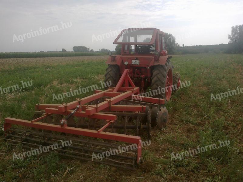 Függesztett tárcsa eladó, 2,5 méteres, gyári rögtörővel