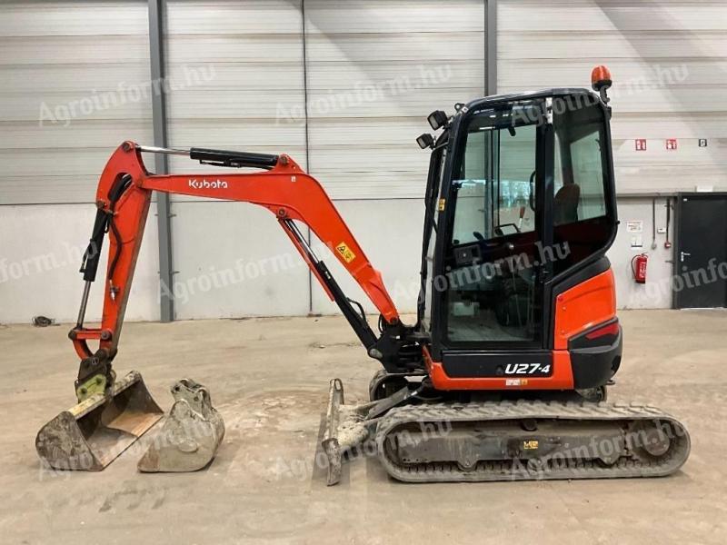 Kubota U27-4 / 2015 / 2 042 üzemóra / Lízing 20%-tól