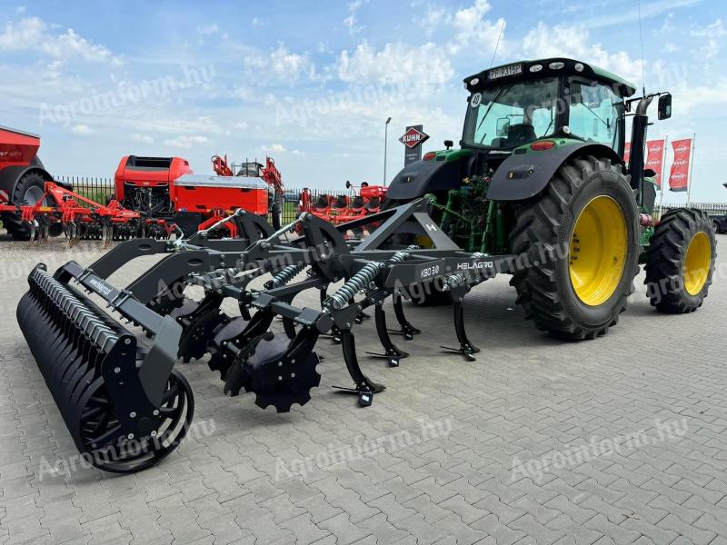 Új Helagro KBO 3 m függesztett gruber ékgyűrűvel, 180x180 váz – erősített kapákkal