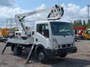 Nissan Cabstar Oil&Steel Snake 189 - 18 m, 225 kg eladó, használt hidraulikus emelőplatós teherautó
