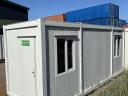 Használt klímás 20' irodakonténer eladó