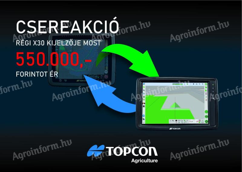 Topcon XD Plusz kijelző (beszámítási akcióban)