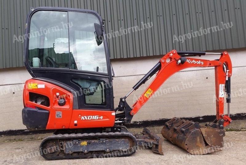 Kubota KX016-4 mini kotró eladó, 2014, 987 üzemóra