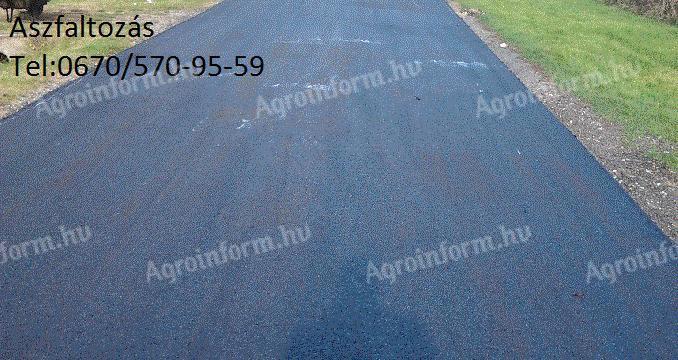 Aszfaltozás, útépítés – Profi kivitelezés magán- és ipari területeken