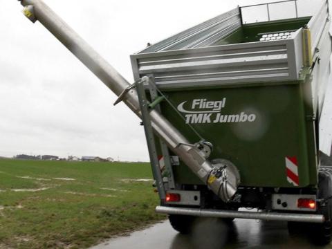 Fliegl átrakócsiga 254 mm átmérővel teknős pótkocsira Fliegl átrakócsiga 254 mm átmérővel teknős pótkocsira