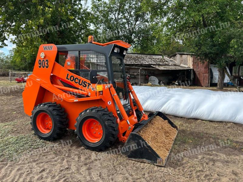 Locust 903 45 kW csúszókerekes rakodógép új állapotban eladó