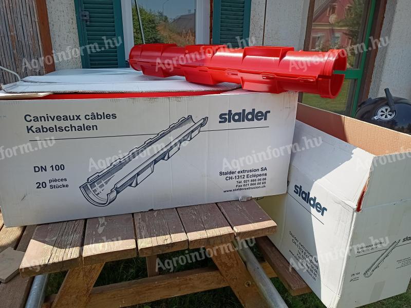 Új Földkábel tok Kábelvédő 1m/szál tokozott 100mm