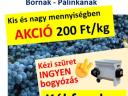 Kékfrankos szőlő kis és nagy mennyiségben,  ingyen bogyózva eladó Abasáron